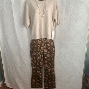 NWT Tuckernuck Hazel Bouquet Corduroy Ashford Pant
